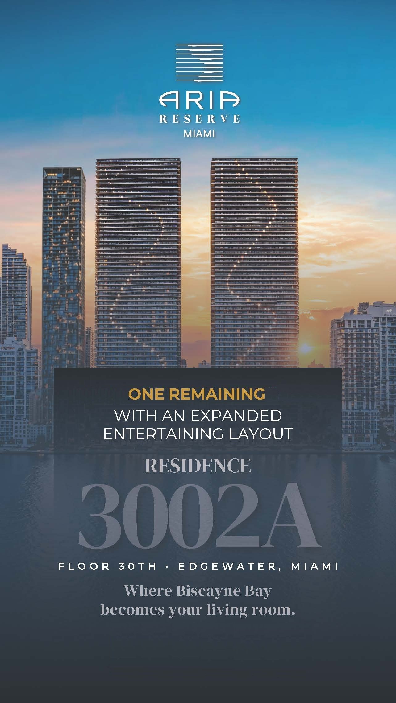 Aria 3002 - Exclusive Real Estate Opportunity